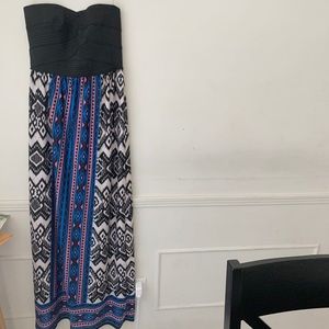 Charlotte Russe Strapless Maxi Dress